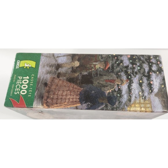 New Thomas Kinkade Skater's Pond 1000 Piece Jigsaw Puzzle Sealed - Picture 6 of 10